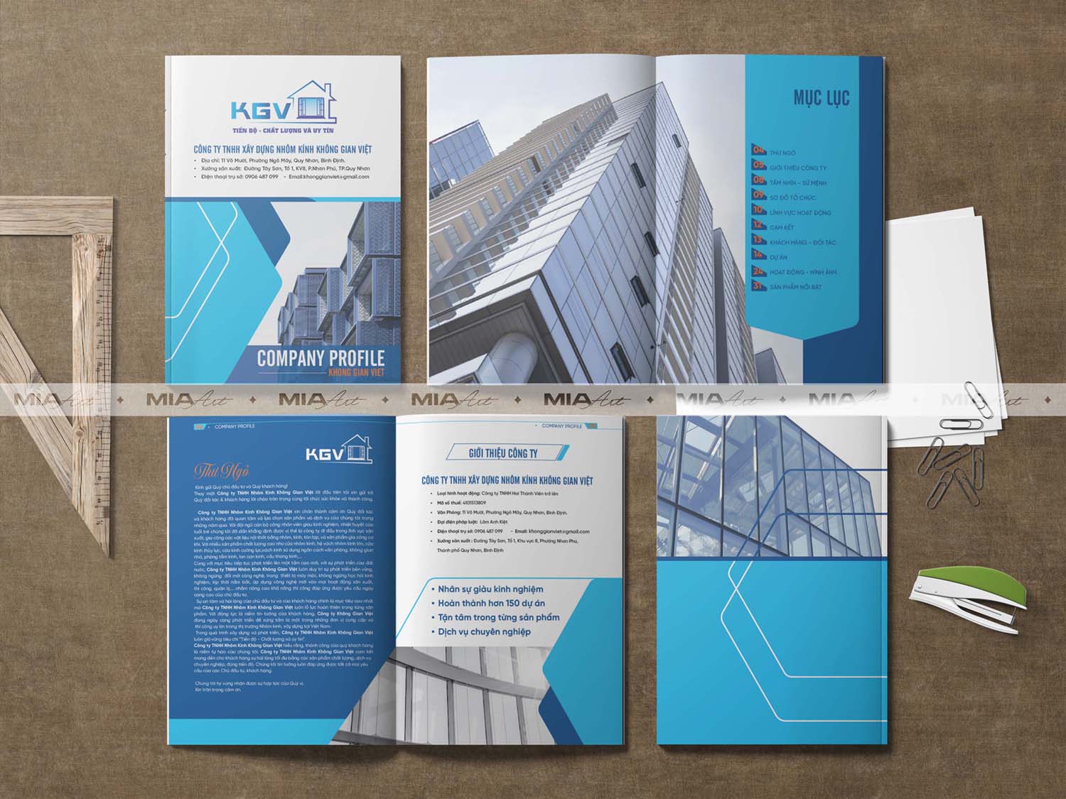 Profile Công ty Nhôm Kính